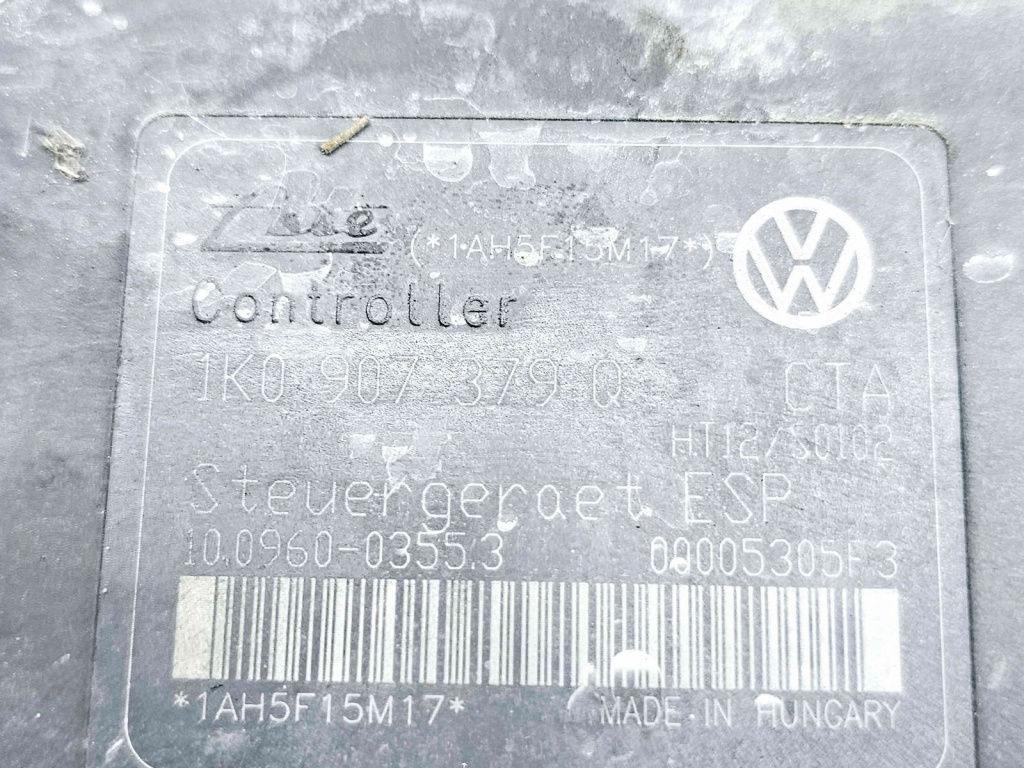 Pompa ABS Skoda Octavia 2 (1Z3) [Fabr 2004-2013] 1K0614517M 1K0907379Q 1.6 Benz BSE 75KW / 102CP
