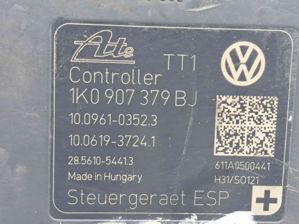 Pompa ABS Skoda Octavia 2 (1Z3) [Fabr 2004-2013] 1K0907379BJ/1K0614517DE 1.6 TDI CAYC 77KW / 105CP