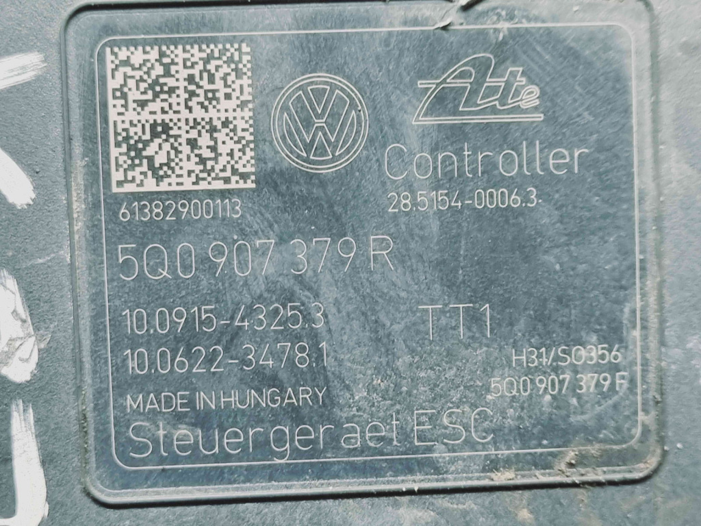 Pompa ABS Skoda Octavia 3 (5E3) [Fabr 2012-prezent] 5Q0614517Q 5Q0907379R 2.0 TDI CKFC 110KW / 150CP