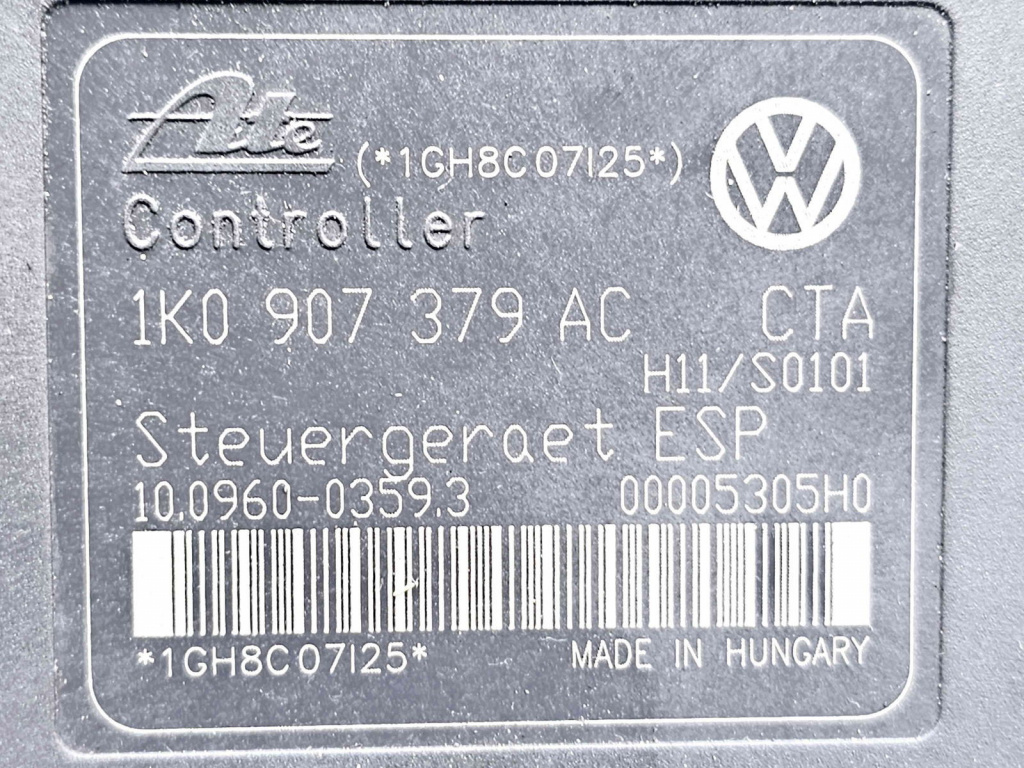 Pompa ABS Volkswagen Touran (1T1, 1T2) [Fabr 2003-2010] 1K0907379AC / 1K0614517AE 1.9 TDI BLS 77KW / 105CP