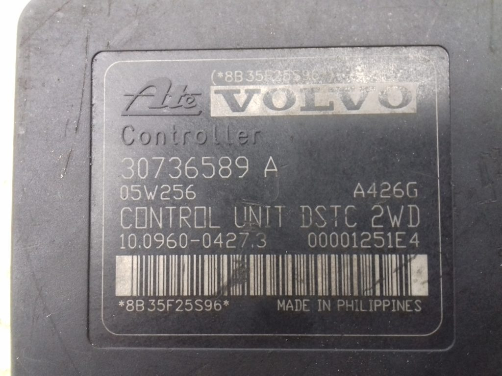 Pompa ABS VOLVO V50 30736589 A / 30736589A / 10 0960 0427 3 / 10096004273 / 30736588 / 4N51 2C405 EC / 4N512C405EC / 10 0206 0242 4 / 10020602424 / 205030736589 A / 30736589A / 10 0960 0427 3 / 10096004273 / 30736588 / 4N51 2C405 EC / 4N512C405EC / 1