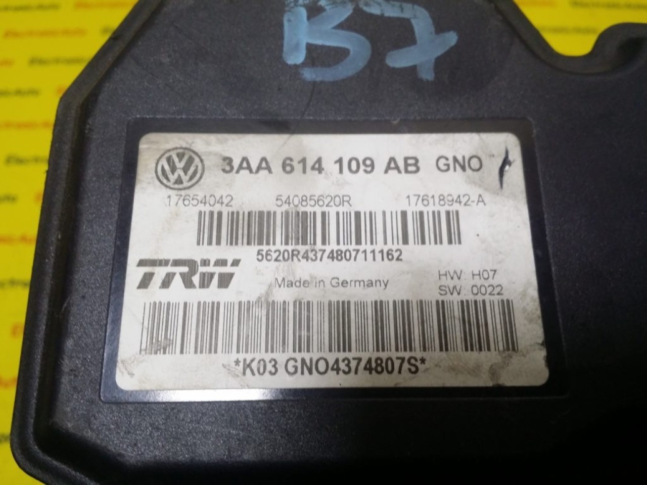 Pompa ABS Vw Passat, 3AA614109AB, 17618942A