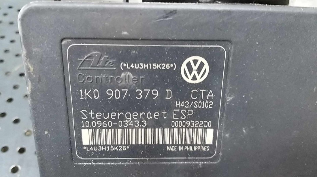 Pompa abs vw touran 1t 1k0614517p 1k0907379d 00009322d0