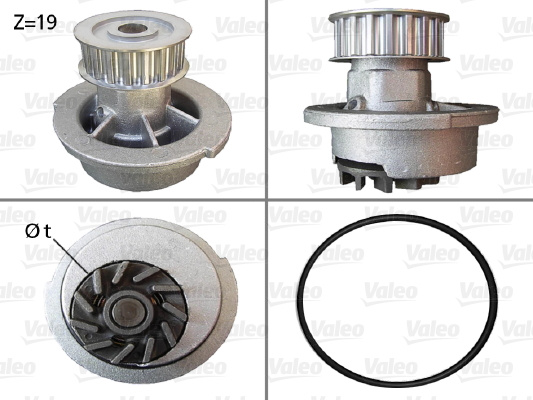 Pompa apa (506007 VALEO) CHEVROLET,DAEWOO,HOLDEN,OPEL,VAUXHALL