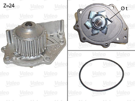 Pompa apa (506114 VALEO) FSO,LAND ROVER,MG,ROVER