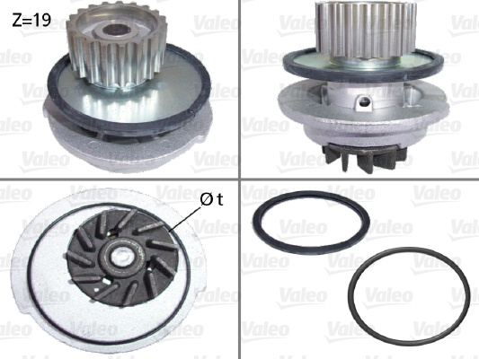 Pompa apa (506648 VALEO) DAEWOO,FSO