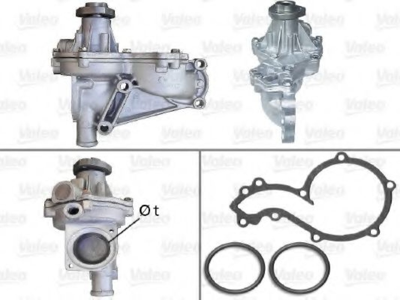 Pompa apa AUDI A6 (4A, C4) (1994 - 1997) VALEO 506603 piesa NOUA