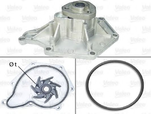 Pompa apa AUDI A6 Avant (4F5, C6) (2005 - 2011) VALEO 506911 piesa NOUA