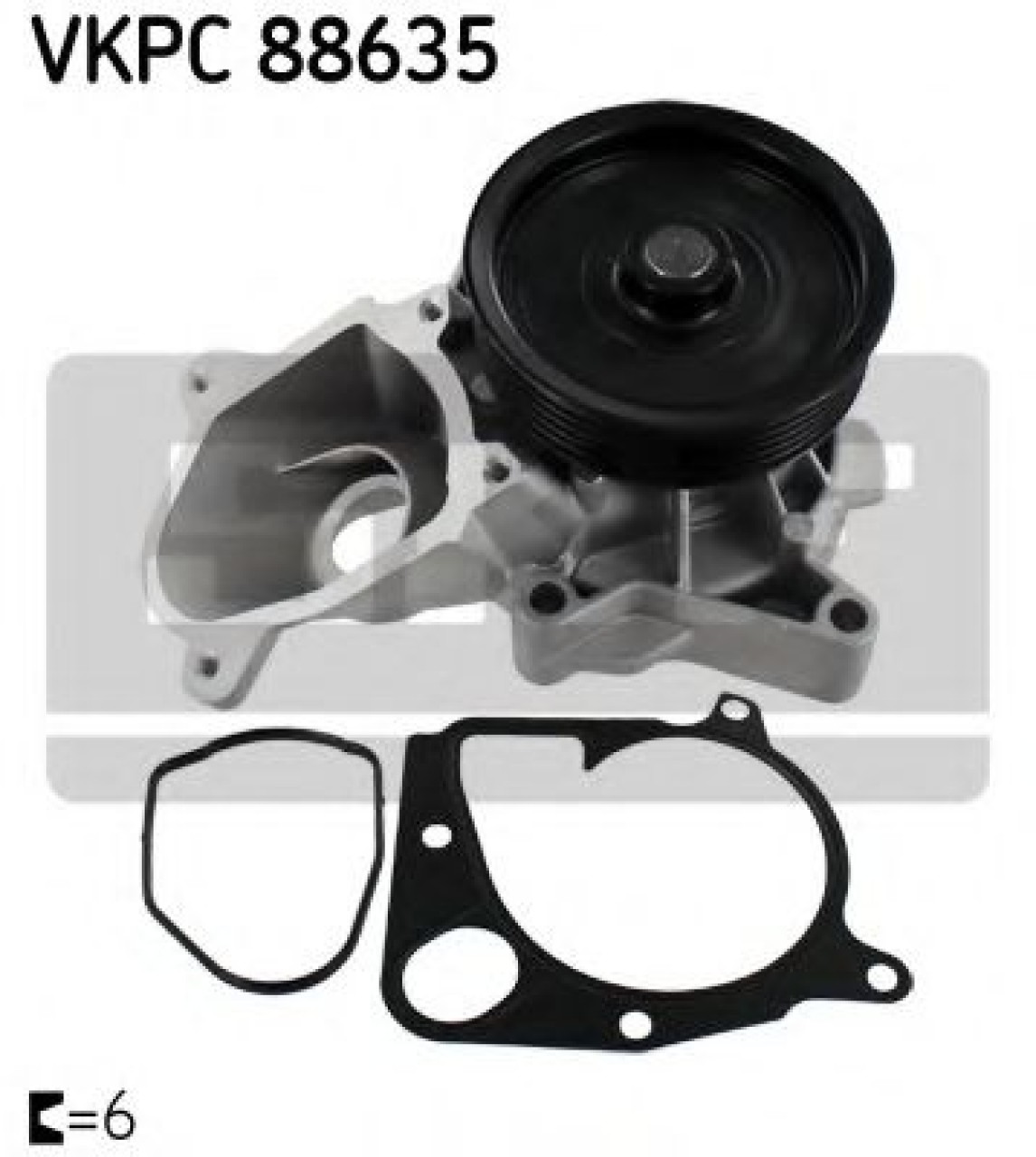 Pompa apa BMW Seria 3 (E90) (2005 - 2011) SKF VKPC 88635 piesa NOUA