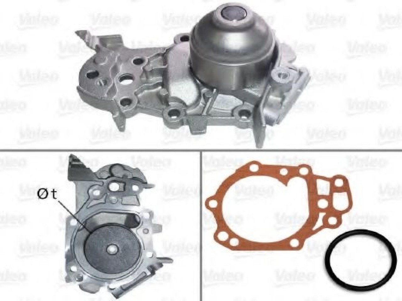 Pompa apa DACIA LOGAN (LS) (2004 - 2016) VALEO 506780 piesa NOUA