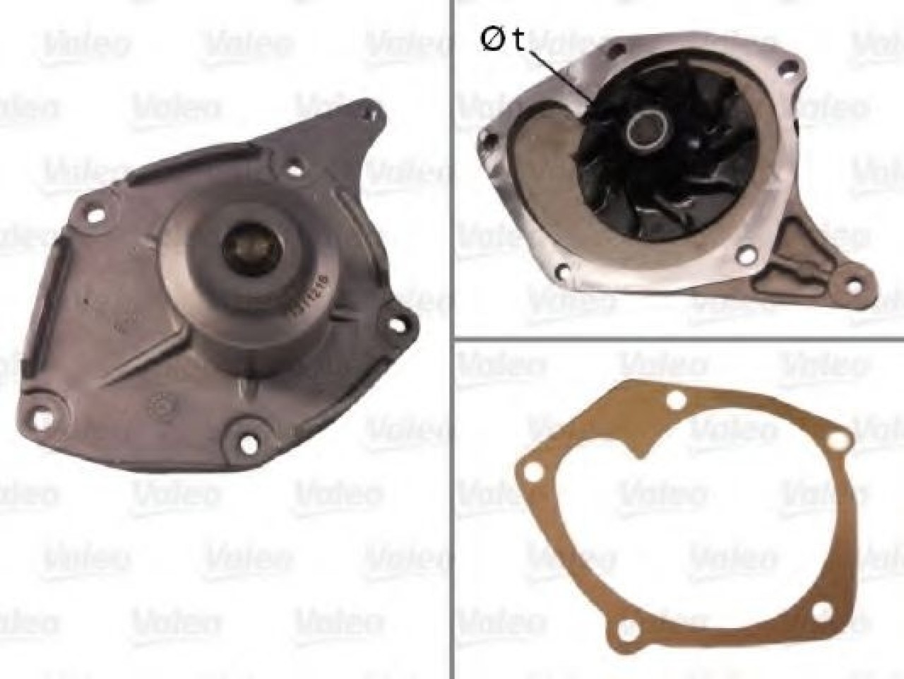 Pompa apa DACIA LOGAN (LS) (2004 - 2016) VALEO 506863 piesa NOUA