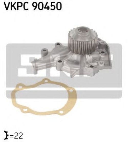 Pompa apa DAEWOO MATIZ (KLYA) (1998 - 2016) SKF VKPC 90450 piesa NOUA