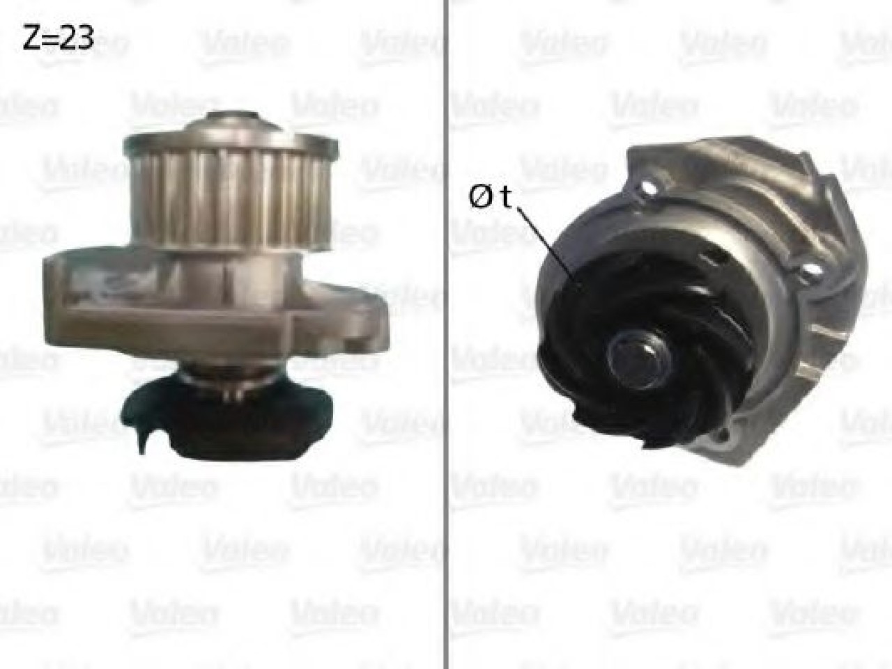 Pompa apa FIAT BRAVO I (182) (1995 - 2001) VALEO 506686 piesa NOUA