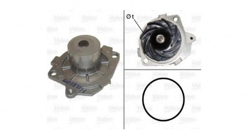 Pompa apa Fiat CROMA (194) 2005-2016 #3 0046515972