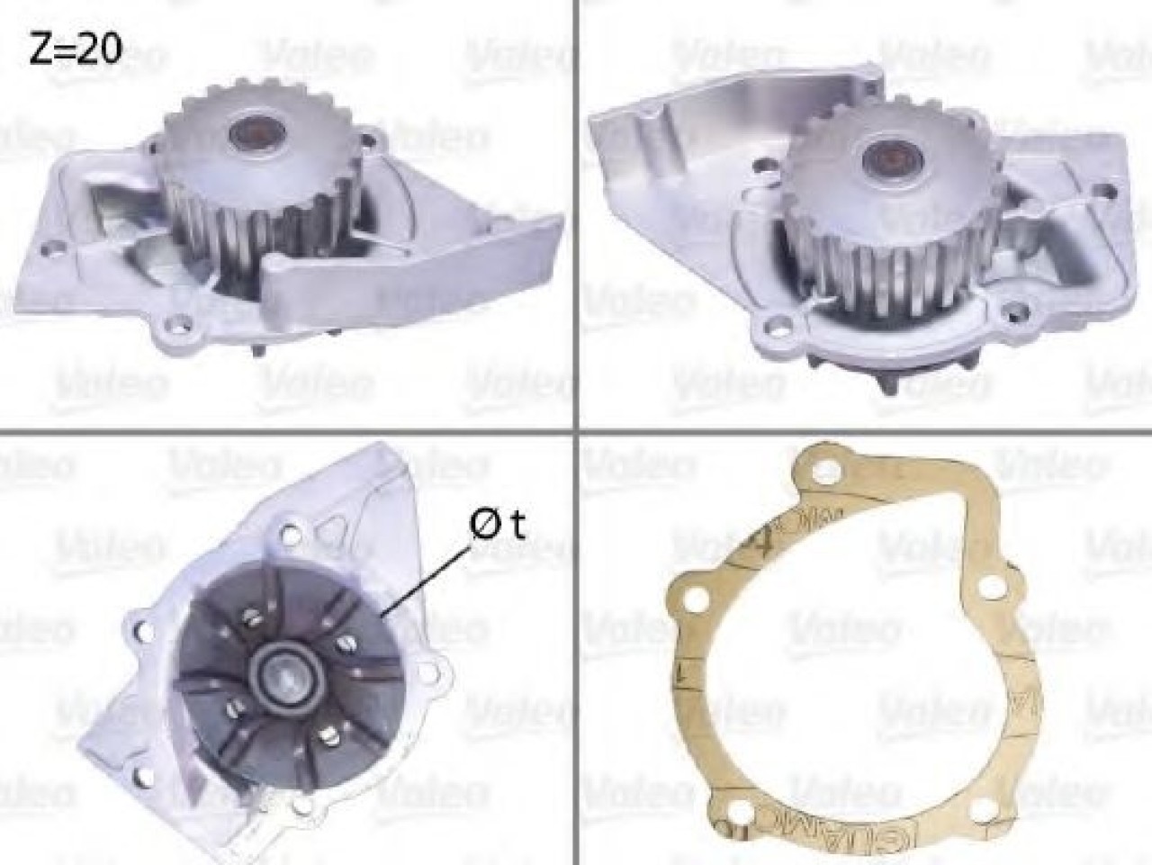 Pompa apa FIAT DUCATO platou / sasiu (244) (2002 - 2016) VALEO 506575 piesa NOUA