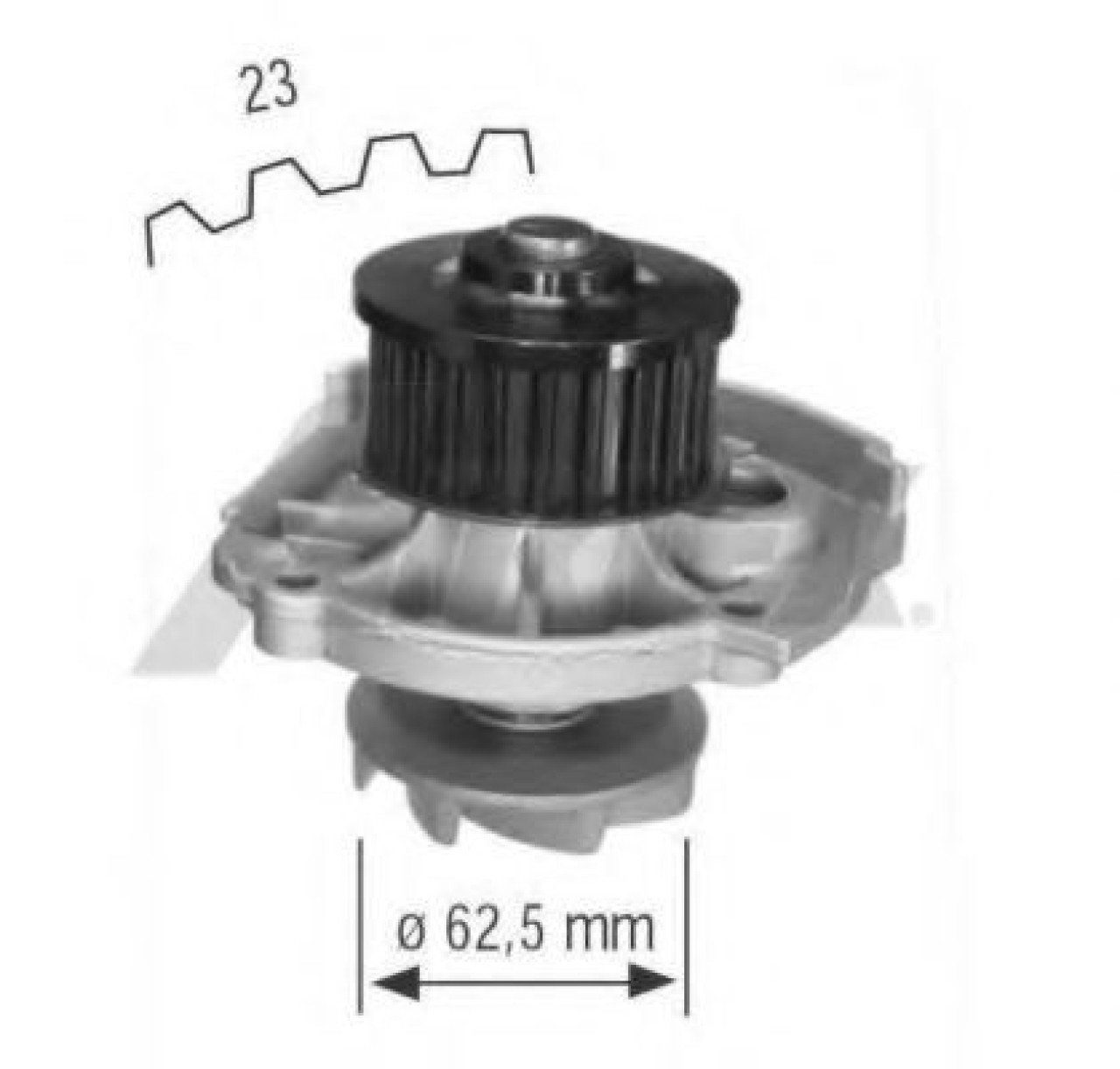Pompa apa FIAT GRANDE PUNTO (199) (2005 - 2016) AIRTEX 1661 piesa NOUA