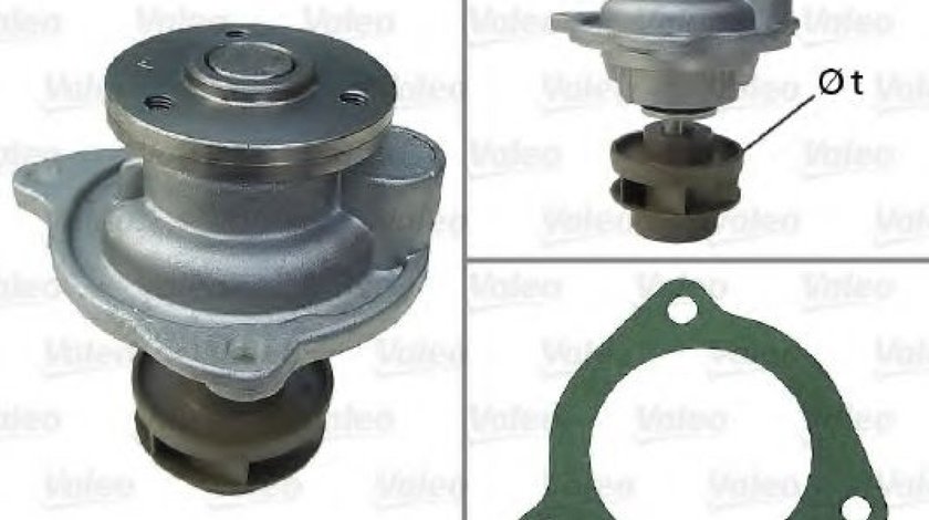 Pompa apa FORD KA (RB) (1996 - 2008) VALEO 506809 piesa NOUA