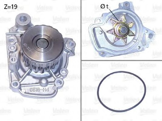 Pompa apa HONDA CIVIC VII Cupe (EM2) (2001 - 2005) VALEO 506811 piesa NOUA