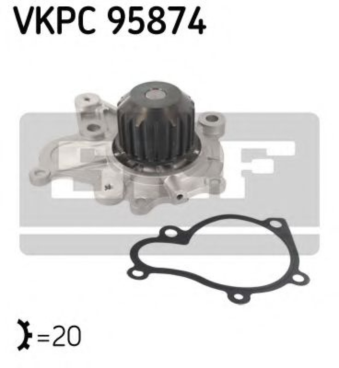 Pompa apa HYUNDAI ELANTRA (XD) (2000 - 2006) SKF VKPC 95874 piesa NOUA
