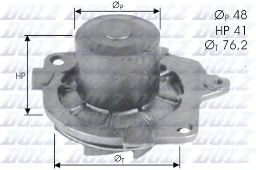 Pompa apa LANCIA LYBRA SW (839BX) (1999 - 2005) DOLZ S314 piesa NOUA