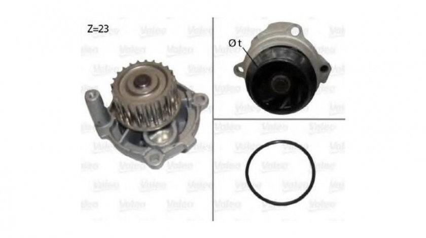 Pompa apa motor Audi AUDI A4 Cabriolet (8H7, B6, 8HE, B7) 2002-2009 #2 06B121011