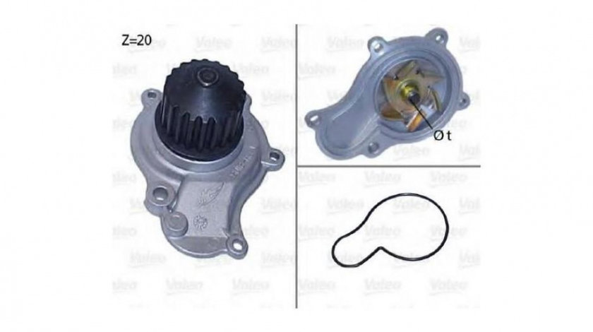 Pompa apa motor Chrysler PT CRUISER Cabriolet 2000-2010 #2 4694307