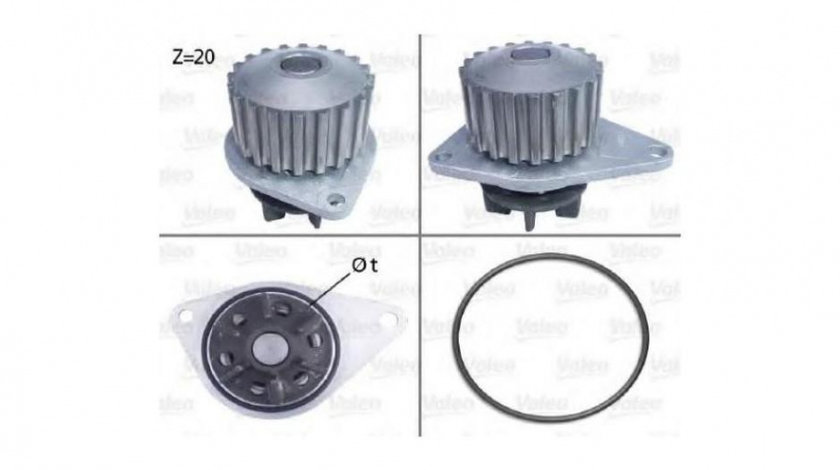 Pompa apa motor Citroen XSARA cupe (N0) 1998-2005 #2 1201000