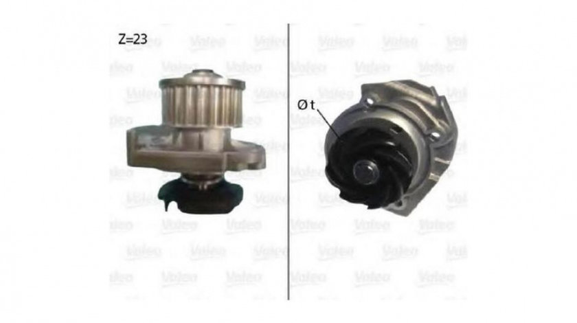 Pompa apa motor Fiat 500 (312) 2007-2016 #2 1661