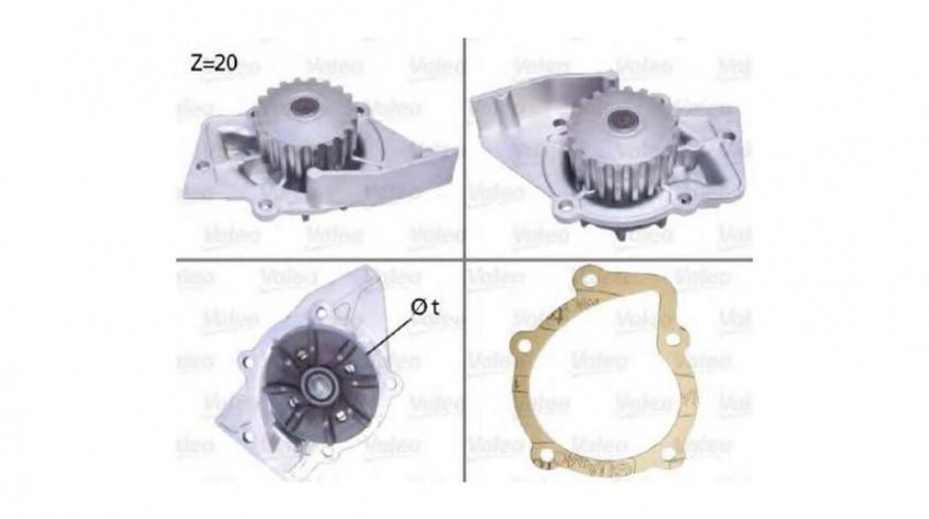 Pompa apa motor Fiat DUCATO caroserie (230L) 1994-2002 #3 1201C4