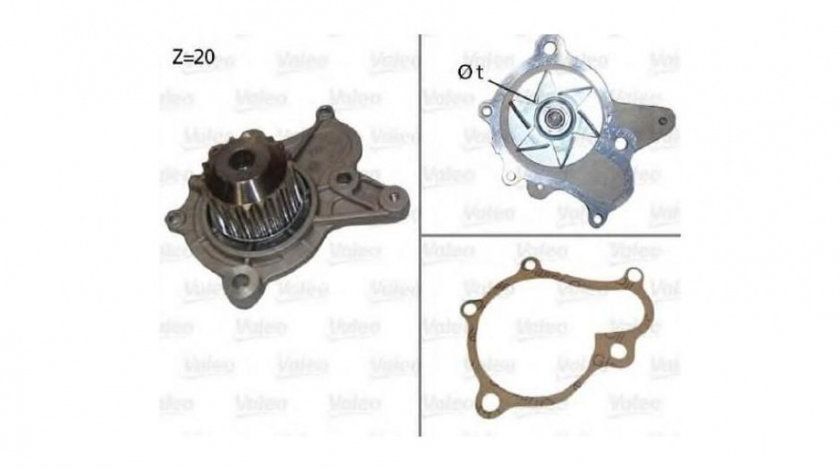 Pompa apa motor Hyundai i30 (FD) 2007-2011 #3 1715