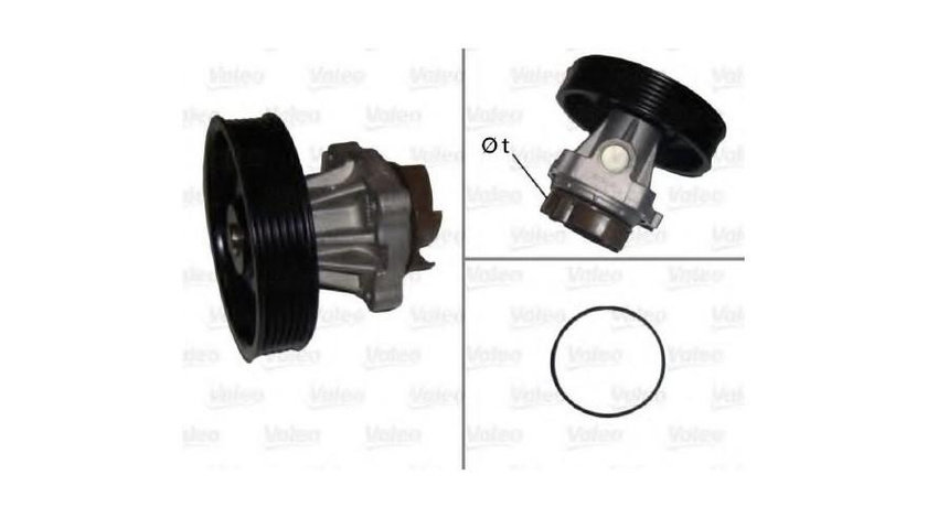 Pompa apa motor Opel CORSA C caroserie (F08, W5L) 2000-2016 #3 1334647