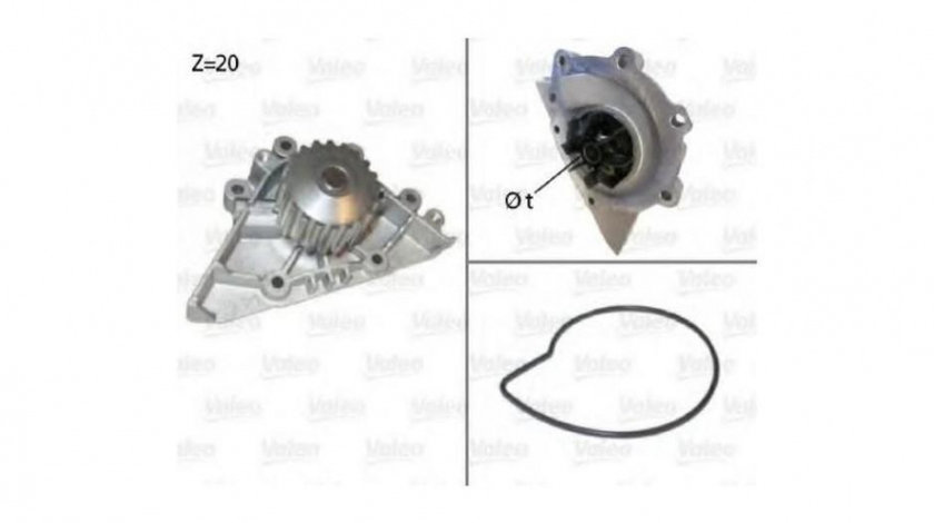 Pompa apa motor Peugeot 406 (8B) 1995-2005 #2 1201G4