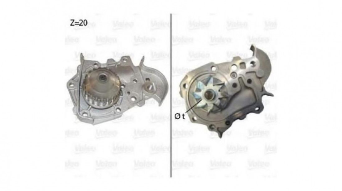 Pompa apa motor Renault KANGOO / GRAND KANGOO (KW0/1_) 2008-2016 #3 1578