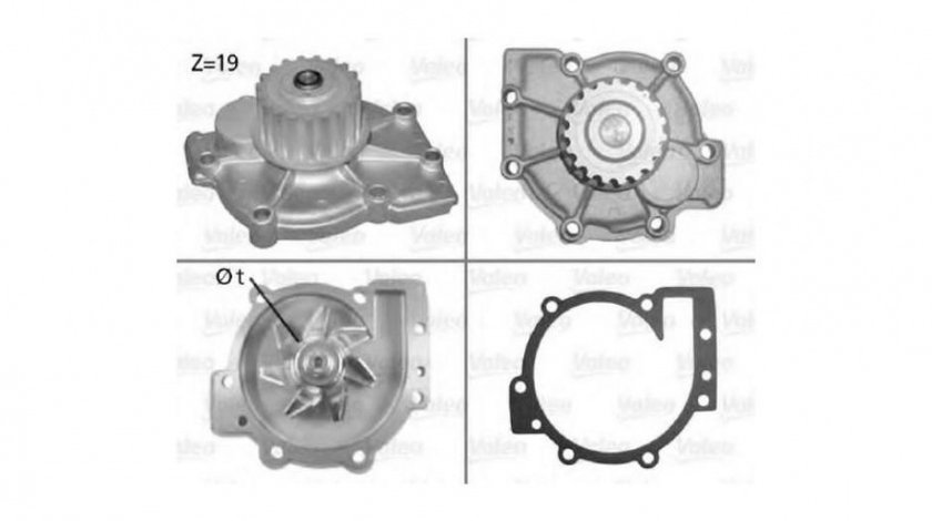 Pompa apa motor Volvo V40 hatchback 2012-2016 #2 1388504