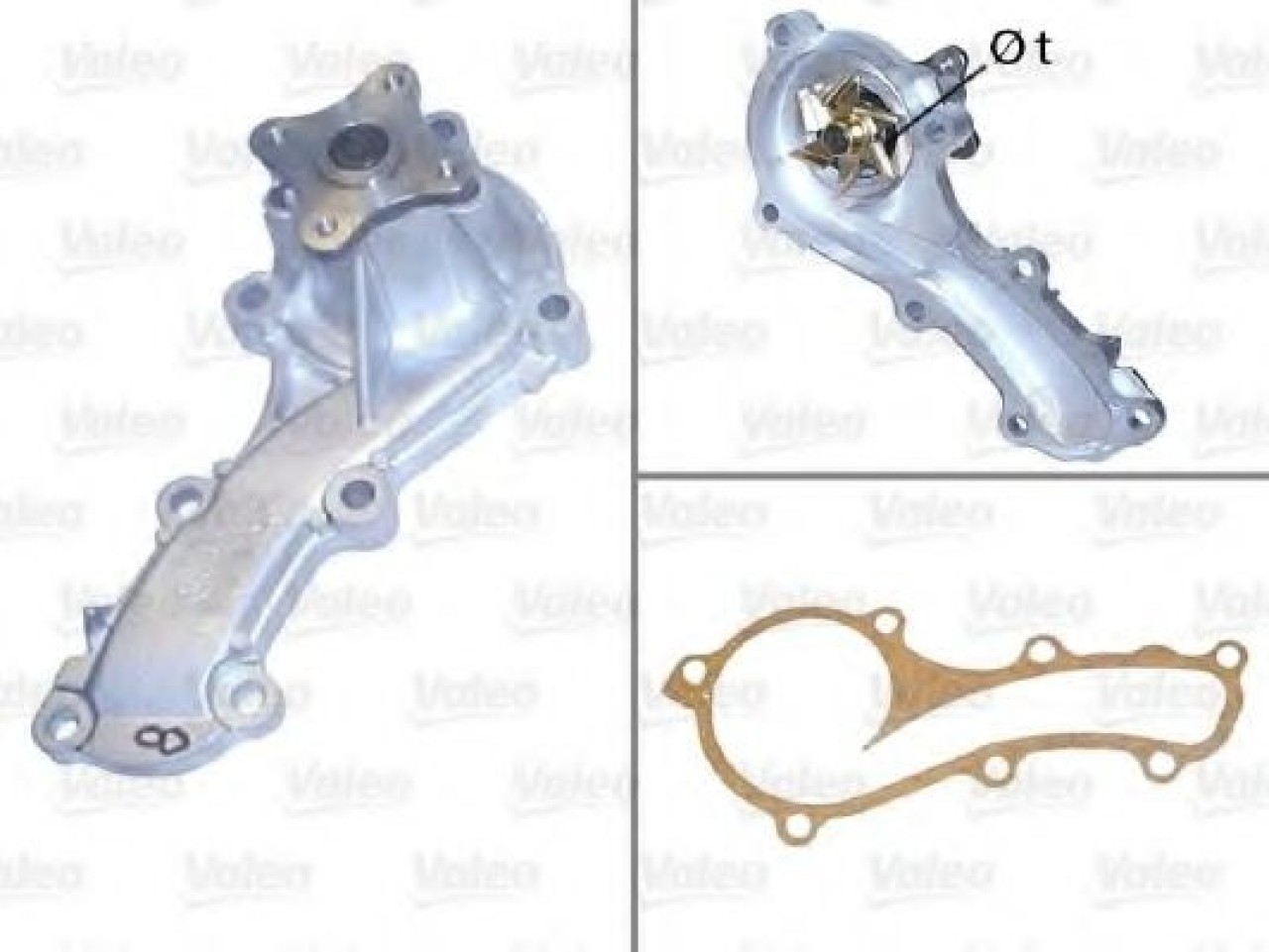 Pompa apa NISSAN ALMERA II Hatchback (N16) (2000 - 2016) VALEO 506705 piesa NOUA