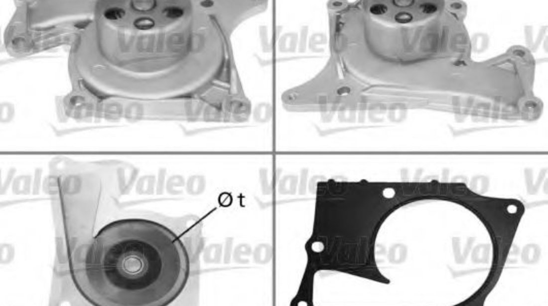 Pompa apa NISSAN JUKE (F15) (2010 - 2016) VALEO 506993 piesa NOUA