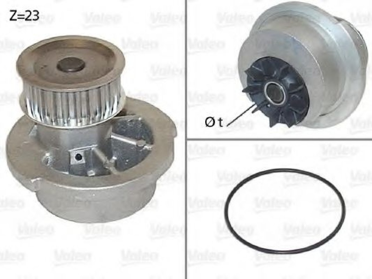 Pompa apa OPEL ASTRA F Combi (51, 52) (1991 - 1998) VALEO 506308 piesa NOUA