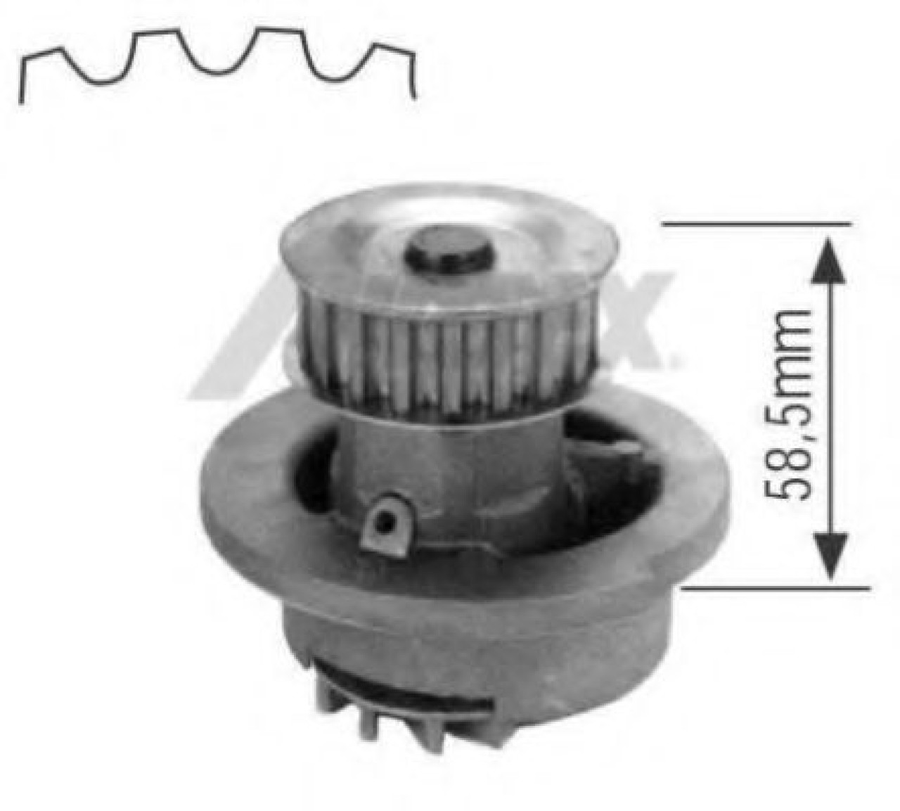 Pompa apa OPEL ASTRA F Combi (51, 52) (1991 - 1998) AIRTEX 1164 piesa NOUA