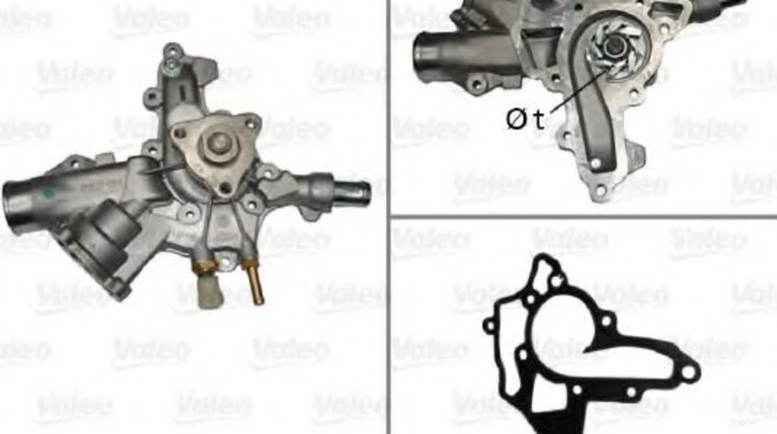 Pompa apa OPEL ASTRA G Hatchback (F48, F08) (1998 - 2009) VALEO 506838 piesa NOUA