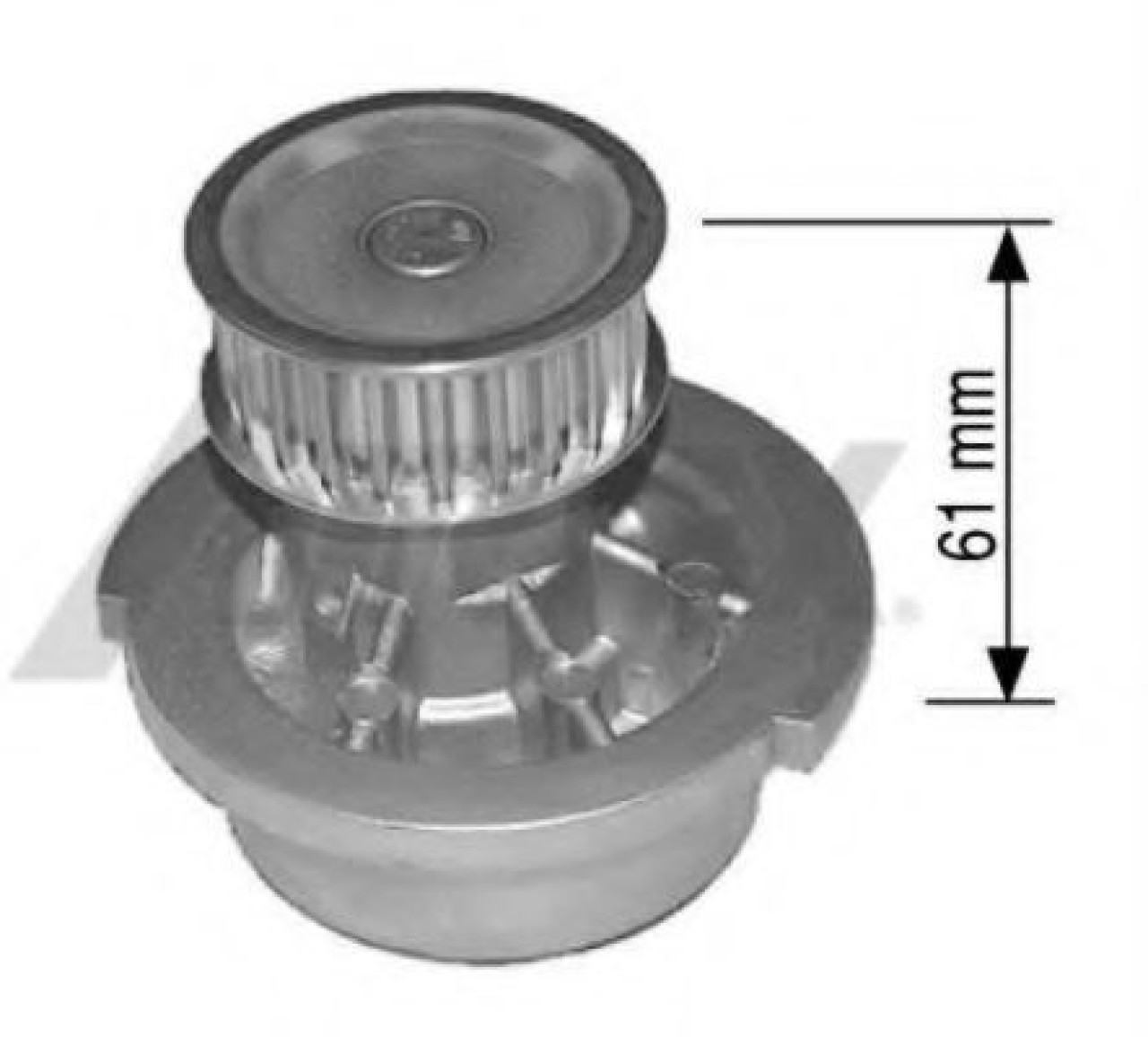Pompa apa OPEL CORSA C (F08, F68) (2000 - 2009) AIRTEX 1446 piesa NOUA