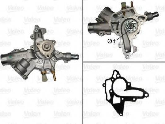 Pompa apa OPEL CORSA D (2006 - 2016) VALEO 506838 piesa NOUA
