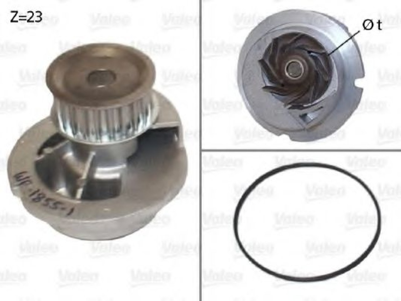Pompa apa OPEL VECTRA C GTS (2002 - 2016) VALEO 506656 piesa NOUA