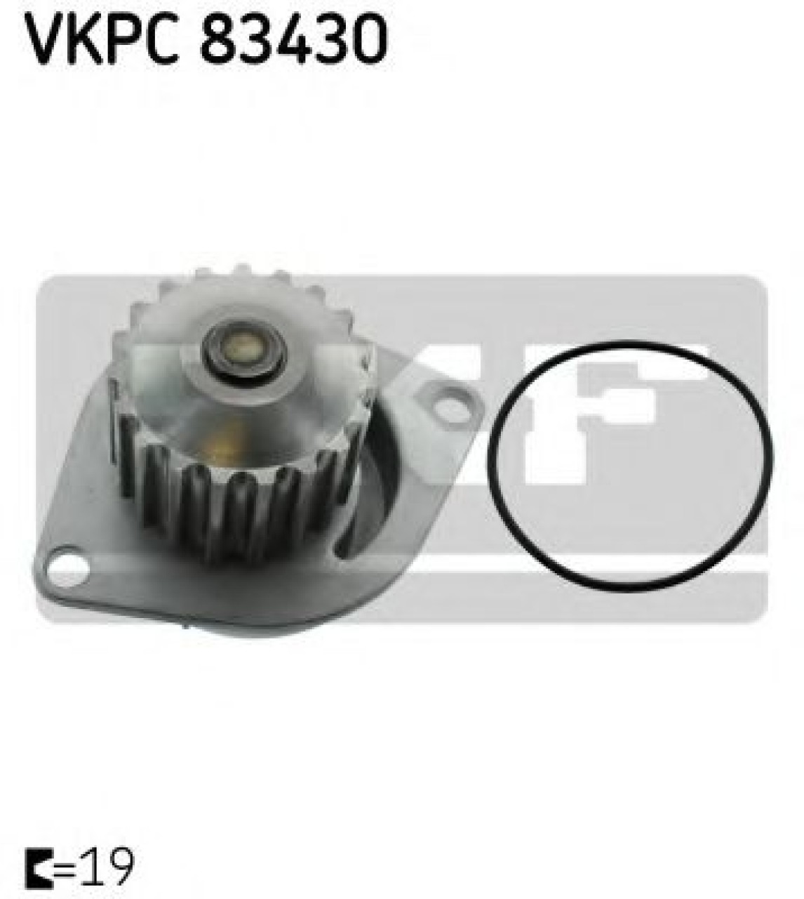 Pompa apa PEUGEOT 206 Hatchback (2A/C) (1998 - 2016) SKF VKPC 83430 piesa NOUA