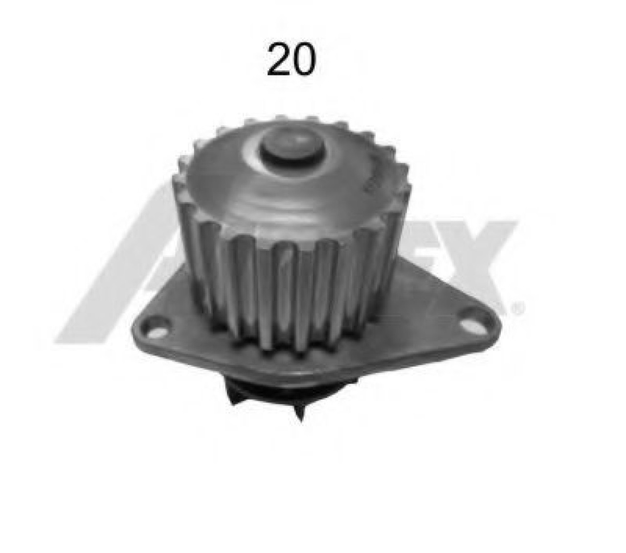 Pompa apa PEUGEOT 206 SW (2E/K) (2002 - 2016) AIRTEX 1212 piesa NOUA