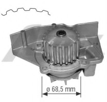 Pompa apa PEUGEOT 306 Hatchback (7A, 7C, N3, N5) (1993 - 2003) AIRTEX 1563 piesa NOUA