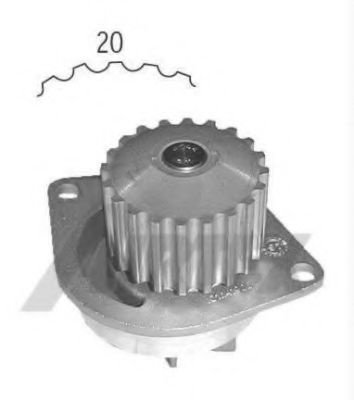 Pompa apa PEUGEOT 307 (3A/C) (2000 - 2016) AIRTEX 1419 piesa NOUA