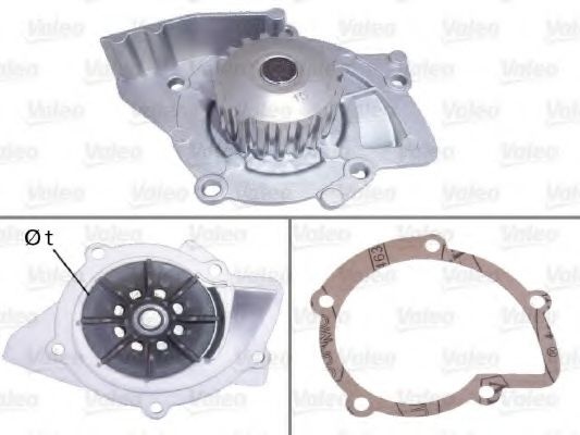 Pompa apa PEUGEOT 307 SW (3H) (2002 - 2016) VALEO 506719 piesa NOUA