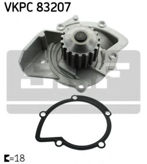 Pompa apa PEUGEOT 308 (4A, 4C) (2007 - 2016) SKF VKPC 83207 piesa NOUA