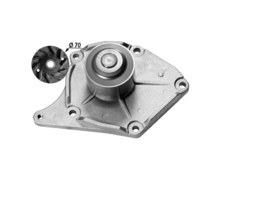 Pompa apa RENAULT CLIO II (BB0/1/2, CB0/1/2) (1998 - 2005) QWP WWP019 piesa NOUA