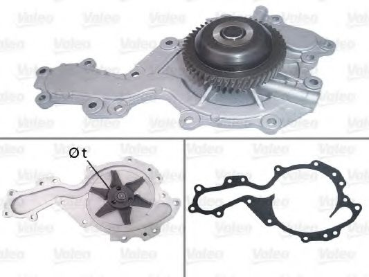 Pompa apa RENAULT ESPACE IV (JK0/1) (2002 - 2015) VALEO 506728 piesa NOUA
